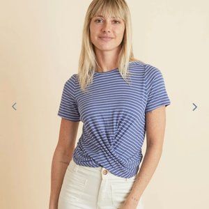 Marine Layer Lexi Rib Twist Front Top